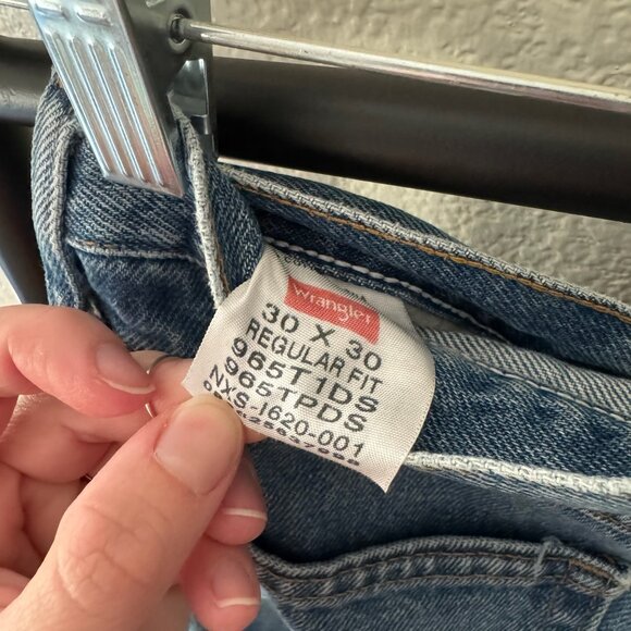 Vintage Perfectly Worn-In Wrangler Straight Cut Jeans Size 30x30 - Picture 8 of 8